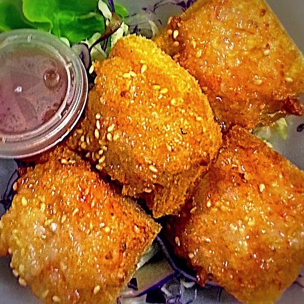 Garnelen auf Toast (Kanompung Na Goong)